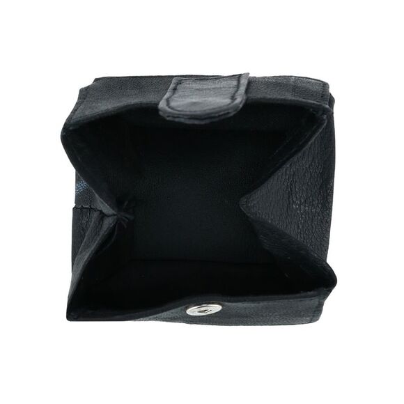 CTM Leather Fold Up Coin Change Pouch with Snap Button Closure - Picture 3 of 3